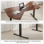 Γραφείο - Eureka Ergonomic ERK-EDI-FS-WN 141 2x177 8x121 9 εκ c499936