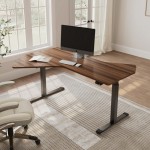 Γραφείο - Eureka Ergonomic ERK-EDI-FS-WN 141 2x177 8x121 9 εκ c499936