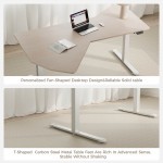 Γραφείο - Eureka Ergonomic ERK-EDI-FS-MW 141 2x177 8x121 9 εκ c499938