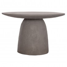 ΤΡΑΠΕΖΙ ΤΡΑΠΕΖΑΡΙΑΣ ΣΤΡΟΓΓΥΛΟ SEPPO HM18154 03 FIBER CEMENT ΣΕ ΓΚΡΙ--Φ119 5x75 5Υεκ c499940