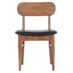 KΑΡΕΚΛΑ ΤΡΑΠΕΖΑΡΙΑΣ SEKOR HM9945 03 ΚΑΡΥΔΙ RUBBERWOOD-ΜΑΥΡΟ PU 51x48x79Υεκ c499952