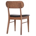 KΑΡΕΚΛΑ ΤΡΑΠΕΖΑΡΙΑΣ SEKOR HM9945 03 ΚΑΡΥΔΙ RUBBERWOOD-ΜΑΥΡΟ PU 51x48x79Υεκ c499952