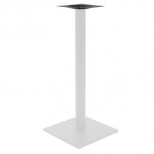 Βάση τραπεζιού bar Staid pakoworld μεταλλική λευκή-μαύρη 40x40x94εκ c499980
