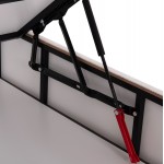 ΚΡEΒΑΤΙ ΜΕ ΑΠΟΘΗΚΕΥΤΙΚΟ ΧΩΡΟ DREAMLET HM716 03 ΛΕΥΚΟ ΜΠΟΥΚΛΕ- ΓΙΑ ΣΤΡΩΜΑ 160x200εκ c500013