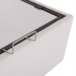 ΚΡEΒΑΤΙ ΜΕ ΑΠΟΘΗΚΕΥΤΙΚΟ ΧΩΡΟ DREAMLET HM716 03 ΛΕΥΚΟ ΜΠΟΥΚΛΕ- ΓΙΑ ΣΤΡΩΜΑ 160x200εκ c500013