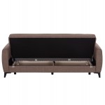 ΚΑΝΑΠΕΣ ΚΡΕΒΑΤΙ ΜΕ ΑΠΟΘ ΧΩΡΟ TΡΙΘΕΣΙΟΣ NIKKO HM3292 02 ΚΑΦΕ ΥΦΑΣΜΑ 209x76x83Υεκ c500031