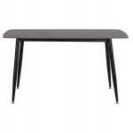 ΤΡΑΠΕΖΙ RAVEN HM18149 02 ΚΕΡΑΜΙΚΟ TOP ΑΝΘΡΑΚΙ ΜΑΡΜΑΡΟ-ΜΑΥΡΟ ΜΕΤΑΛΛΟ 140x80x74Υεκ c500032