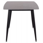 ΤΡΑΠΕΖΙ RAVEN HM18149 02 ΚΕΡΑΜΙΚΟ TOP ΑΝΘΡΑΚΙ ΜΑΡΜΑΡΟ-ΜΑΥΡΟ ΜΕΤΑΛΛΟ 140x80x74Υεκ c500032