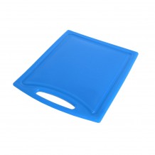 Πλάκα Κοπής Πολυαιθυλενίου HDPE500 με χερούλι amp λούκι μπλε GN1 2 32 5x26 5x1cm c500052