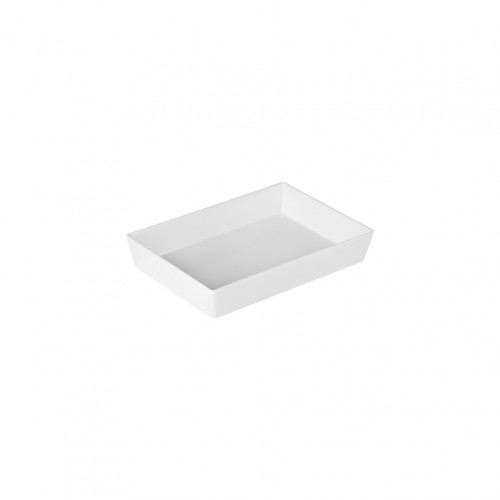 Έξτρα εσωτερικό μπωλ μελαμίνης 23x16xΥ4cm για κουτί Σερβιρίσματος RMS-NV-3225 λευκό c500061