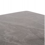 ΤΡΑΠΕΖΙ RAVEN HM18149 13 ΚΕΡΑΜΙΚΟ TOP ΓΚΡΙ ΜΑΡΜΑΡΟ-ΜΑΥΡΟ ΜΕΤΑΛΛΟ 140x80x74Υεκ c500068