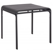 ΤΡΑΠΕΖΙ ΤΕΤΡΑΓΩΝΟ ΑΛΟΥΜΙΝΙΟΥ RACHEL HM6338 01 ΓΚΡΙ 80x80x76Υεκ c500070