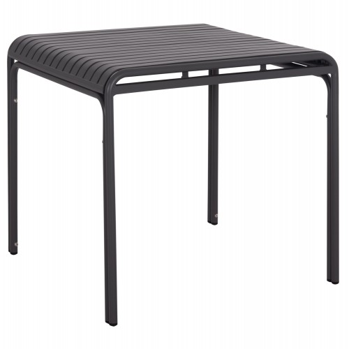 ΤΡΑΠΕΖΙ ΤΕΤΡΑΓΩΝΟ ΑΛΟΥΜΙΝΙΟΥ RACHEL HM6338 01 ΓΚΡΙ 80x80x76Υεκ c500070