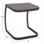 ΒΟΗΘΗΤΙΚΟ ΤΡΑΠΕΖΙ ΞΑΠΛΩΣΤΡΑΣ RICKON HM6324 01 ΑΛΟΥΜΙΝΙΟ ΣΕ ΓΚΡΙ 45x48x49 5Υεκ c500071