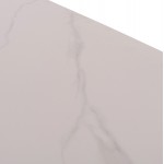ΤΡΑΠΕΖΙ RAVEN HM18150 01 ΚΕΡΑΜΙΚΟ TOP ΛΕΥΚΟ ΜΑΡΜΑΡΟ-ΜΑΥΡΟ ΜΕΤΑΛΛΟ 160x80x74Υεκ c500072