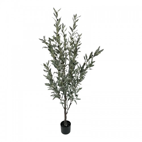 Διακοσμητικό φυτό Olive tree II σε γλάστρα Inart πράσινο pp Υ160εκ c500098