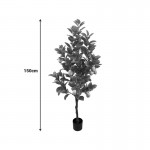 Διακοσμητικό φυτό Lemon tree σε γλάστρα Inart πράσινο pp Υ150εκ c500101