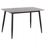 ΤΡΑΠΕΖΙ RAVEN HM9854 13 ΚΕΡΑΜΙΚΟ TOP ΓΚΡΙ ΜΑΡΜΑΡΟ-ΜΑΥΡΟ ΜΕΤΑΛΛΟ 120x70x73Υεκ c500107