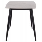 ΤΡΑΠΕΖΙ RAVEN HM9854 13 ΚΕΡΑΜΙΚΟ TOP ΓΚΡΙ ΜΑΡΜΑΡΟ-ΜΑΥΡΟ ΜΕΤΑΛΛΟ 120x70x73Υεκ c500107