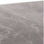 ΤΡΑΠΕΖΙ RAVEN HM9854 13 ΚΕΡΑΜΙΚΟ TOP ΓΚΡΙ ΜΑΡΜΑΡΟ-ΜΑΥΡΟ ΜΕΤΑΛΛΟ 120x70x73Υεκ c500107