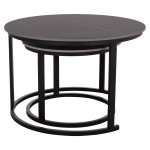 ΤΡΑΠΕΖΙ ΣΑΛΟΝΙΟΥ 2ΤΜΧ TALOS HM18140 02 ΚΕΡΑΜΙΚΟ TOP ΜΕ ΟΨΗ ΜΑΥΡΟΥ ΜΑΡΜΑΡΟΥ Φ70x45 5Υ c500108