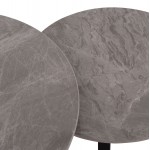 ΤΡΑΠΕΖΙ ΣΑΛΟΝΙΟΥ 2ΤΜΧ TALOS HM18140 04 ΚΕΡΑΜΙΚΟ TOP ΜΕ ΟΨΗ ΓΚΡΙ ΜΑΡΜΑΡΟΥ Φ70x45 5Υ c500110