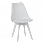 Φοιτητικό πακέτο τραπεζαρίας Natali-Gaston pakoworld σετ 5τεμ λευκό 120x80x76εκ c500126