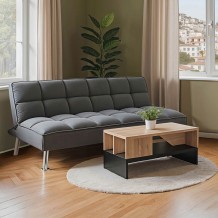 Φοιτητικό πακέτο επίπλων σαλονιού Vibe pakoworld σετ 2τεμ c500138