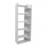 Βιβλιοθήκη Naya pakoworld σε λευκή απόχρωση 72x30x182 5εκ c500150