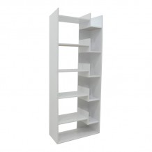Βιβλιοθήκη Naya pakoworld σε λευκή απόχρωση 72x30x182 5εκ c500150 Βιβλιοθήκη Naya pakoworld σε λευκή απόχρωση 72x30x182 5εκ c500150