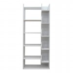 Βιβλιοθήκη Naya pakoworld σε λευκή απόχρωση 72x30x182 5εκ c500150
