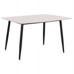 ΤΡΑΠΕΖΙ RAVEN HM18149 01 ΚΕΡΑΜΙΚΟ TOP ΜΕ ΟΨΗ ΛΕΥΚΟ ΜΑΡΜΑΡΟ 140x80x74Υεκ c500152