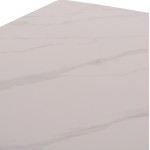 ΤΡΑΠΕΖΙ RAVEN HM18149 01 ΚΕΡΑΜΙΚΟ TOP ΜΕ ΟΨΗ ΛΕΥΚΟ ΜΑΡΜΑΡΟ 140x80x74Υεκ c500152