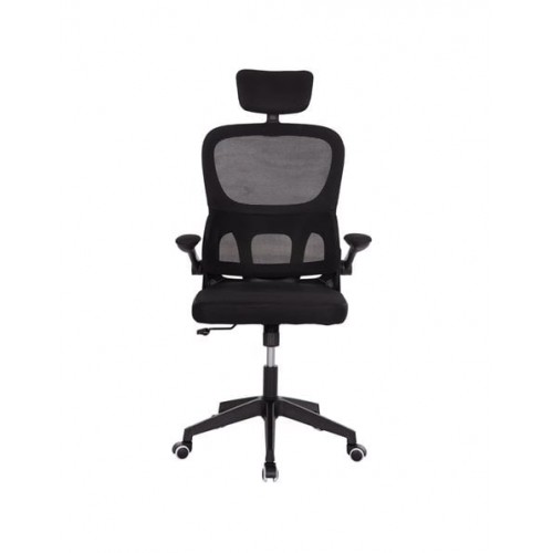 ΚΑΡΕΚΛΑ ΓΡΑΦΕΙΟΥ BASΕ ΜΑΥΡΟ MESH PP ΣΚΕΛΕΤΟΣ 64x60x117 127Υcm c500183