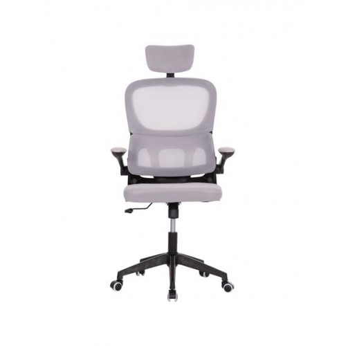 ΚΑΡΕΚΛΑ ΓΡΑΦΕΙΟΥ BASE ΓΚΡΙ MESH ΜΑΥΡΟ PP ΣΚΕΛΕΤΟΣ 64x60x127Υcm c500184