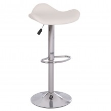 ΣΚΑΜΠO ΜΠΑΡ ΠΕΡΙΣΤΡΕΦΟΜΕΝΟ GANNA HM201 22 ΜΕ ΑΜΟΡΤΙΣΕΡ-ΛΕΥΚΟ PU 44x42x87Υεκ SET 2τμχ c500188