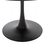 ΤΡΑΠΕΖΙ ΤΡΑΠΕΖΑΡΙΑΣ ROLLO HM9421 12 ΣΤΡΟΓΓΥΛΟ BLACK MARBLE Φ90x74Υεκ c500226