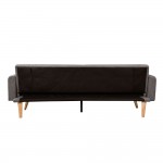 PANTA ΚΑΝΑΠΕΣ ΚΡΕΒΑΤΙ 3ΘΕΣΙΟΣ ΓΚΡΙ ΣΚΟΥΡΟ 210x77x77 c500232