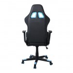 Gaming Πολυθρόνα Διευθυντή Pvc Μαύρο Μπλε 67x69x124 134cm c500255