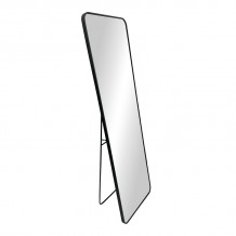 Καθρέπτης δαπέδου Jayrens Inart αλουμίνιο σε μαύρη απόχρωση 50x40x160εκ c500275