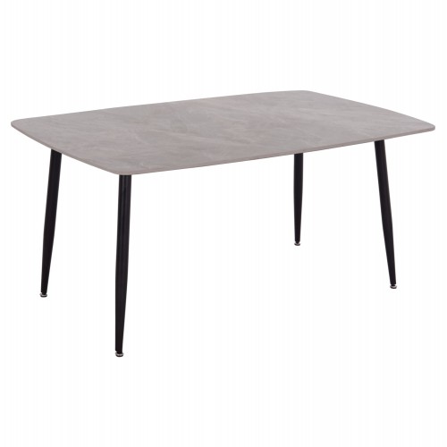 ΤΡΑΠΕΖΙ RAVEN HM18150 13 ΚΕΡΑΜΙΚΟ TOP ΜΕ ΟΨΗ ΓΚΡΙ ΜΑΡΜΑΡΟ 160x80x74Υεκ c500323