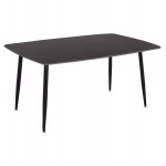 ΤΡΑΠΕΖΙ RAVEN HM18150 02 ΚΕΡΑΜΙΚΟ TOP ΜΕ ΟΨΗ ΜΑΥΡΟ ΜΑΡΜΑΡΟ 160x80x74Υεκ c500324