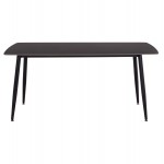 ΤΡΑΠΕΖΙ RAVEN HM18150 02 ΚΕΡΑΜΙΚΟ TOP ΜΕ ΟΨΗ ΜΑΥΡΟ ΜΑΡΜΑΡΟ 160x80x74Υεκ c500324