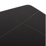 ΤΡΑΠΕΖΙ RAVEN HM18150 02 ΚΕΡΑΜΙΚΟ TOP ΜΕ ΟΨΗ ΜΑΥΡΟ ΜΑΡΜΑΡΟ 160x80x74Υεκ c500324