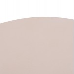 ΤΡΑΠΕΖΙ ΣΑΛΟΝΙΟΥ ANNA HM18157 02 FIBER CEMENT ΛΕΥΚΟ-ΦΥΣΙΚΟ RATTAN--Φ92x44 5Υεκ c500325