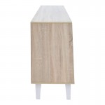 Μπουφές Billie pakoworld sonoma-γκρι 149x40x77εκ c500334