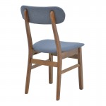 Καρέκλα Gaborn pakoworld σε γκρι απόχρωση 47x47x81 5εκ SET 2τμχ c500356