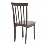 Καρέκλα Houston pakoworld σε καρυδί απόχρωση 40x49x94εκ SET 2τμχ c500362