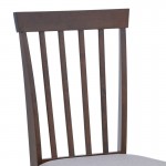 Καρέκλα Houston pakoworld σε καρυδί απόχρωση 40x49x94εκ SET 2τμχ c500362