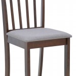 Καρέκλα Houston pakoworld σε καρυδί απόχρωση 40x49x94εκ SET 2τμχ c500362